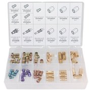 K-Tool International Brake Line Fitting Kit, 64 Piece KTI00005